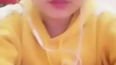 Very cute girl video call