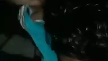 Desi Village Bhabi affair Boob sucked By Lover (She is afraid about Getting Caught)