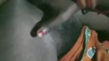 Dehati Bhabhi fingering pussy and asshole