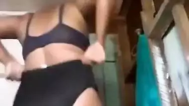 aleshni bhabhi dressing up in front of lover