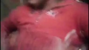 Indian desi girl boobs press Pussy fingering by home tutor