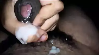 milf hand-job for boyfriend