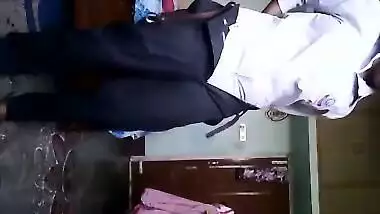 Sexy Booby College Girl Dress Change Selfie Video