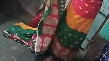 Today Exclusive- Boudi Wearing Cloths After Bathing