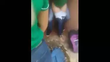 Gorgeous college gal bonks boyfriend infront of her friends