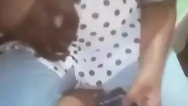 Desi aunty smocking in the room