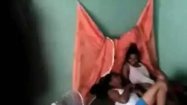Village Young couple hot sex recorded in 2 clips merged